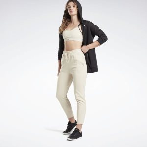 Reebok Hero Medium-Impact Strappy Bh Damen - Beige - DE 941-YLQ